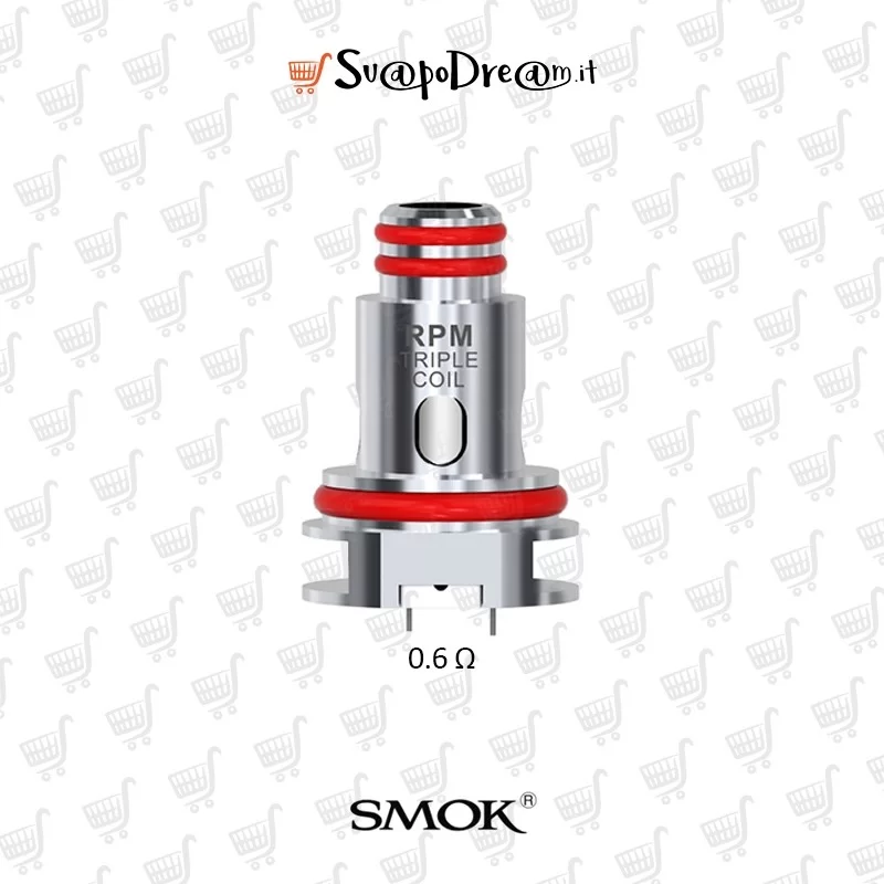 Head Coil Smok - RPM40 Pod Mod - Triple 0,6 ohm - 5 pz