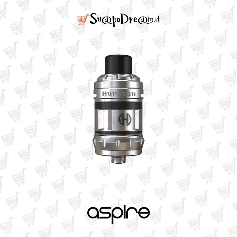 ASPIRE - Atomizzatore HURACAN MINI Silver 23mm