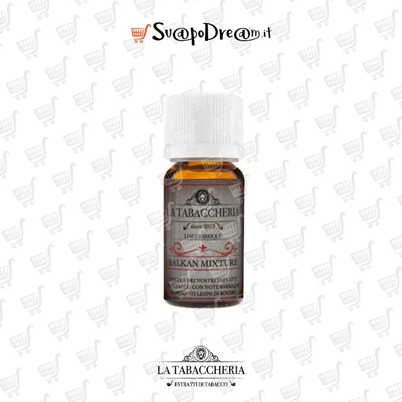 LA TABACCHERIA - Aroma Concentrato 10ml BARRIQUE BALKAN MIXTURE