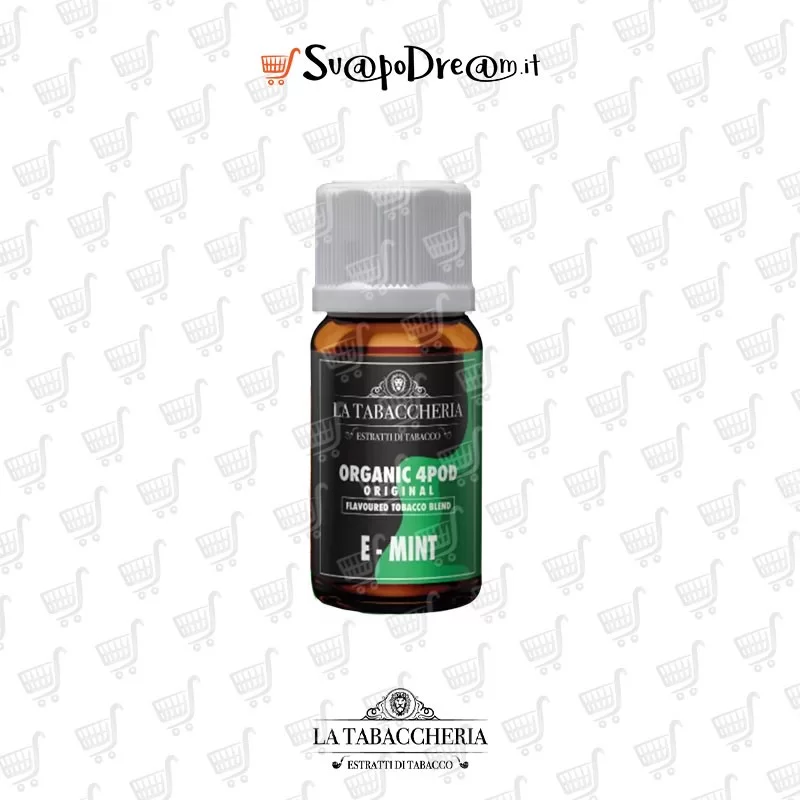 LA TABACCHERIA - Aroma Concentrato 10ml ORGANIC 4POD E-MINT