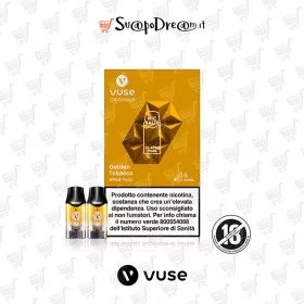 VUSE ePod2 Cartuccia Pod Precaricata GOLDEN TOBACCO 2pz