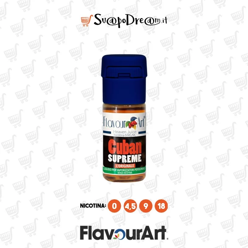 FLAVOURART - Liquido 10ml CUBAN SUPREME (AVANA)