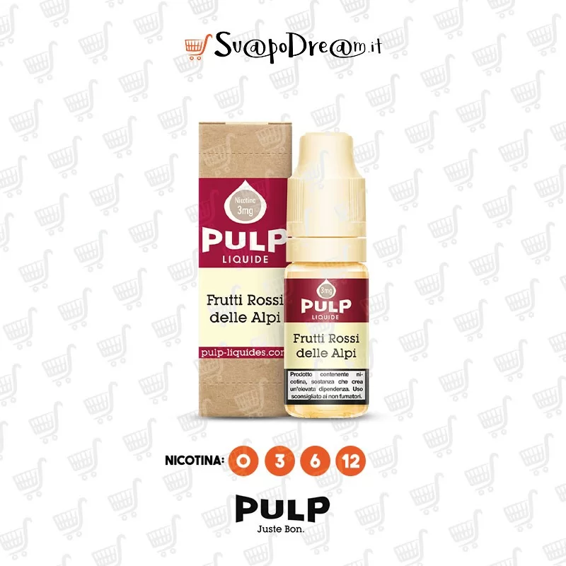 PULP - Liquido 10ml FRUTTI ROSSI DELLE ALPI