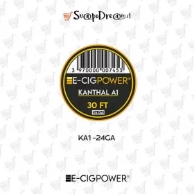 E-CIG POWER - Filo per Rigenerare KA1 (Kanthal A1) 30FT