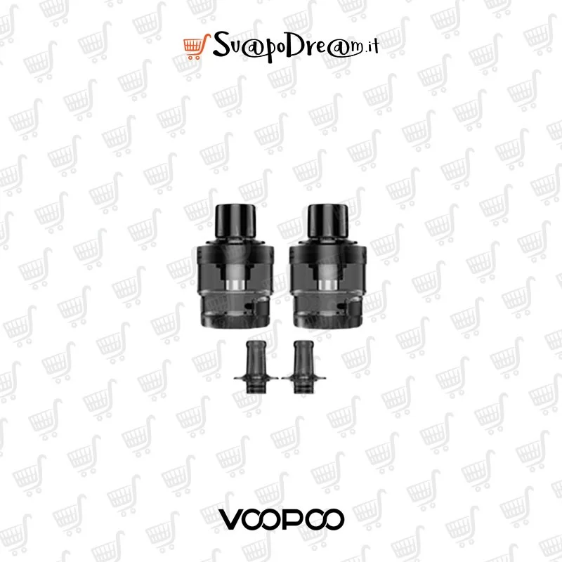 VOOPOO - Cartuccia PNP 2 5ml + 2 Drip Tip 2pz