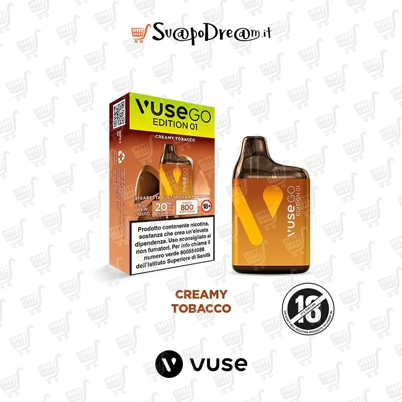 Vuse Go Edition 01 Pod Mod Usa E Getta Creamy Tobacco 800 Puff