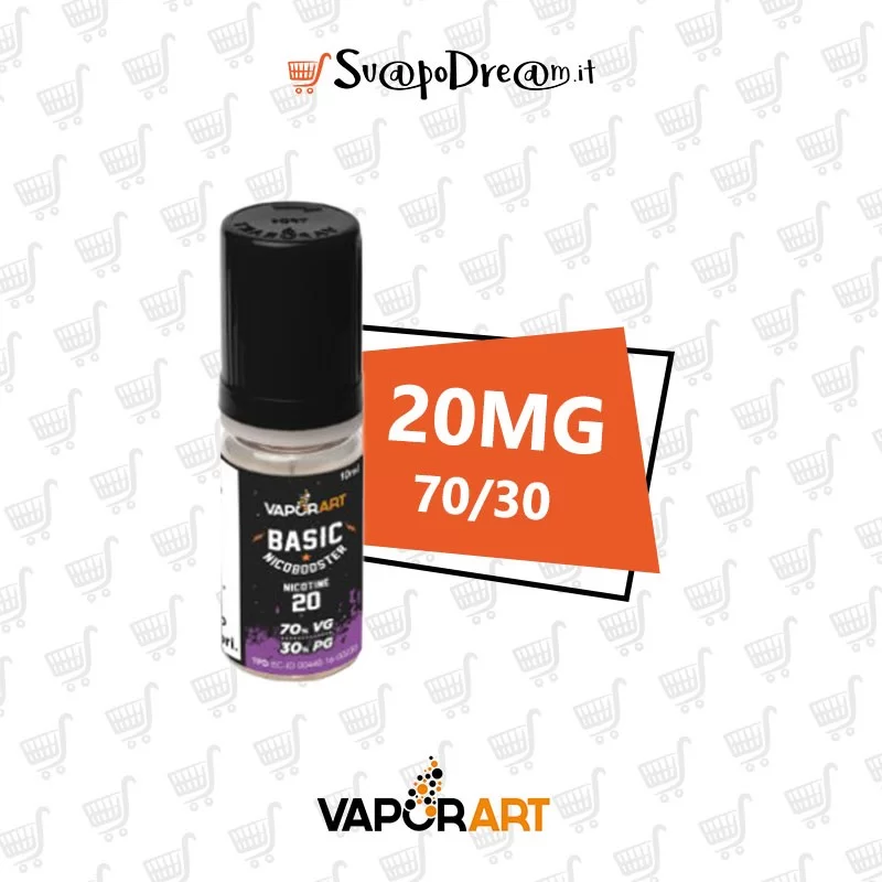 VAPORART - Basetta 10ml 70/30 Nicotina 20