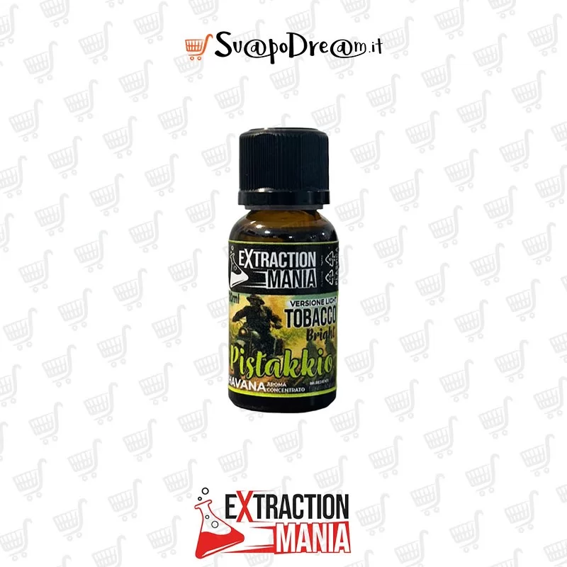 EXTRACTION MANIA - Aroma Shot 20ml TOBACCO BRIGHT PISTAKKIO LIGHT