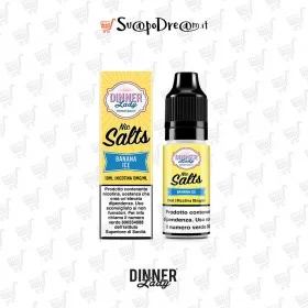 DINNER LADY - Liquido Salt 10ml BANANA ICE 10