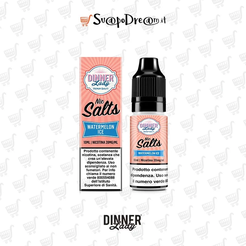 DINNER LADY - Liquido Salts 10ml WATERMELON ICE