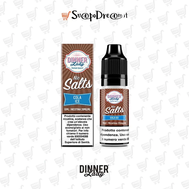 DINNER LADY - Liquido Salts 10ml COLA ICE