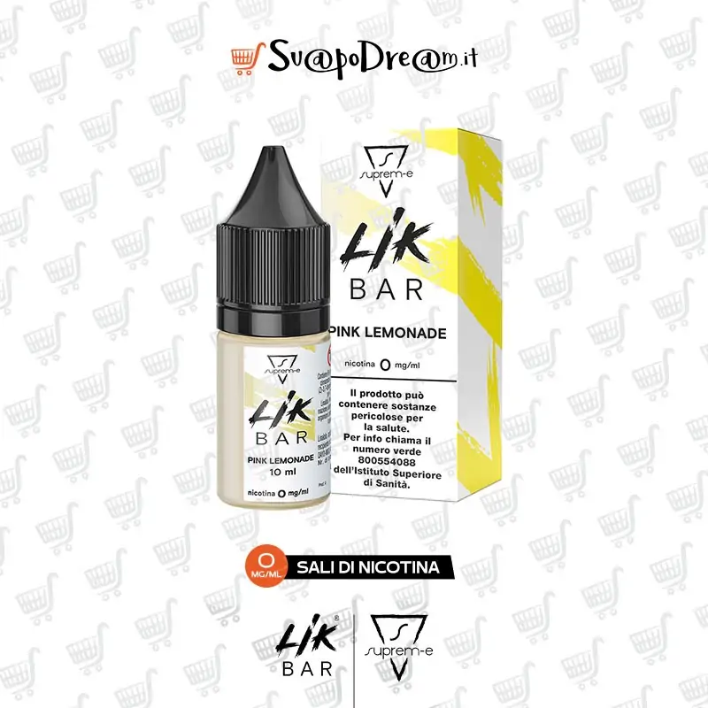 LIK BAR by Suprem-e - Liquido Nic Salts 10ml PINK LEMONADE