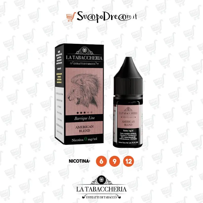 LA TABACCHERIA - Liquido 10ml Barrique Line AMERICAN BLEND