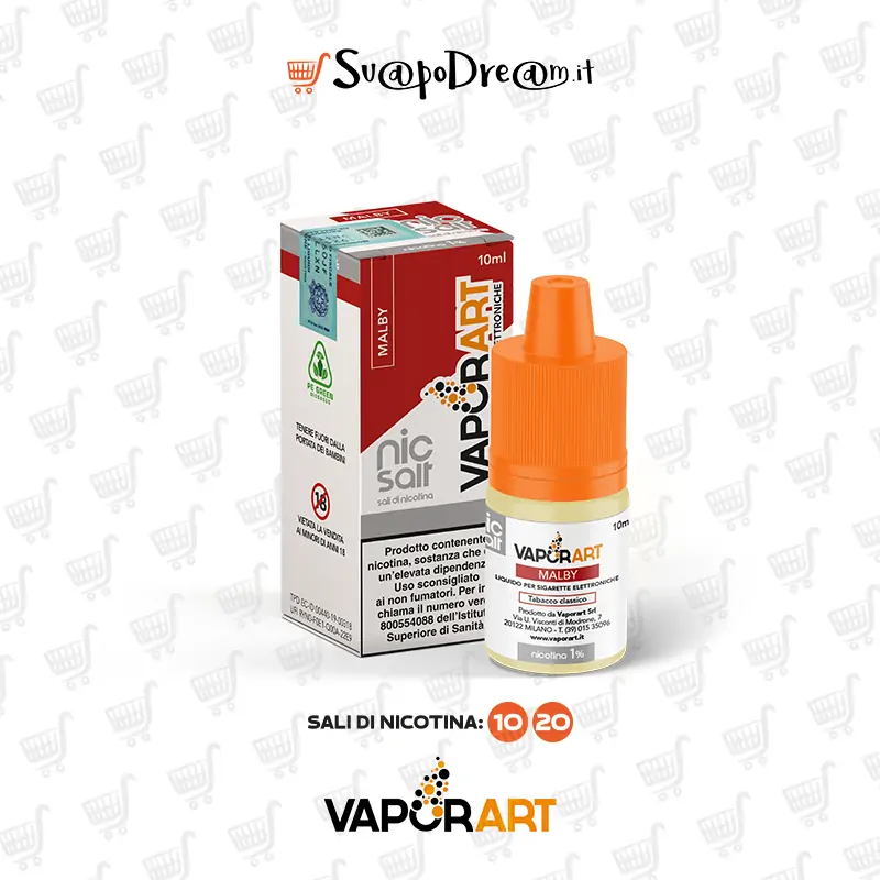 VAPORART NicSalt - Liquido 10ml MALBY