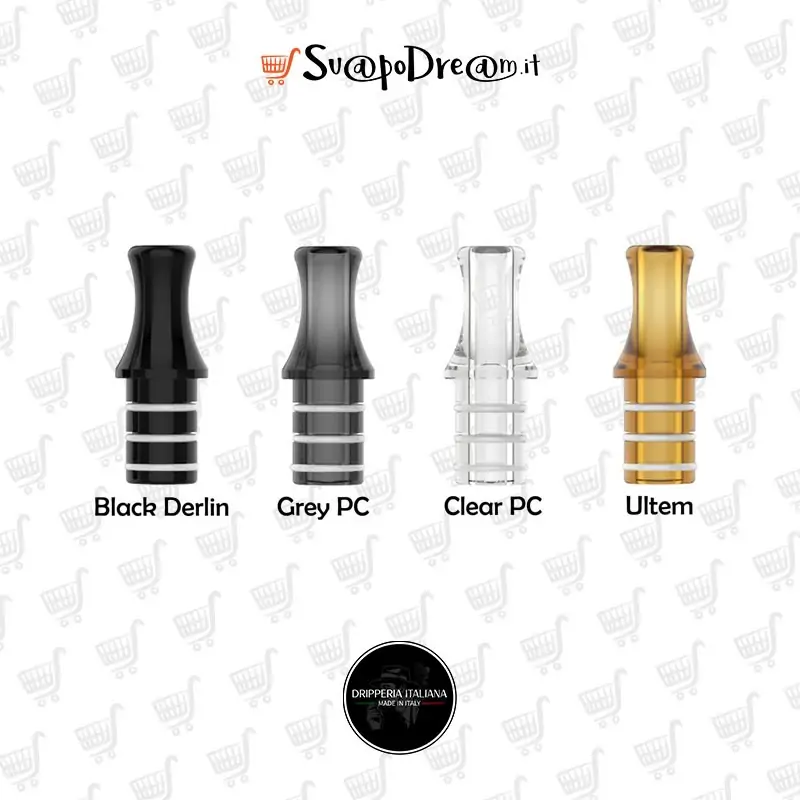 DRIPPERIA ITALIANA - Drip Tip PAWN per Kiwi/M1/Spark 1pz