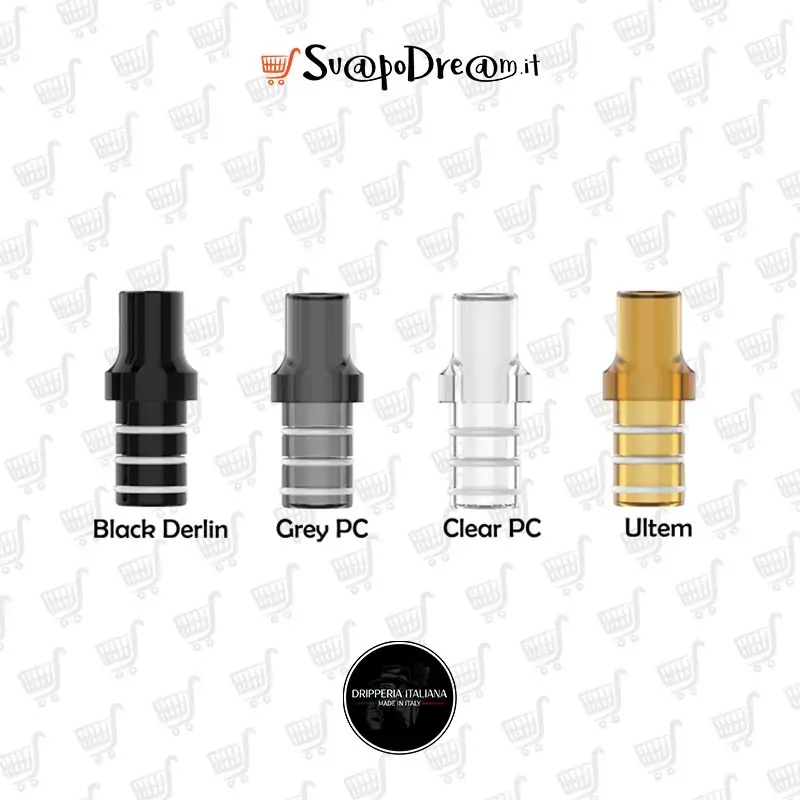 DRIPPERIA ITALIANA - Drip Tip LORD per Kiwi/M1/Spark 1pz