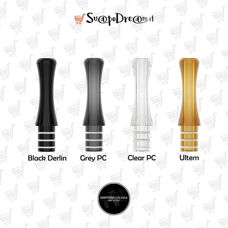 DRIPPERIA ITALIANA - Drip Tip SIR per Kiwi/M1/Spark 1pz