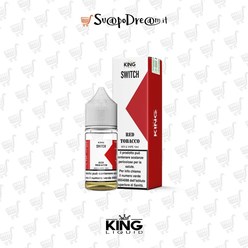 KING LIQUID - Liquido Mix&Vape 10ml SWITCH RED TOBACCO