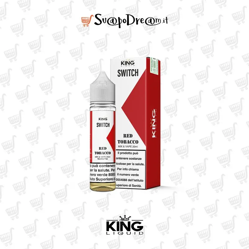 KING LIQUID - Liquido Mix&Vape 20ml SWITCH RED TOBACCO