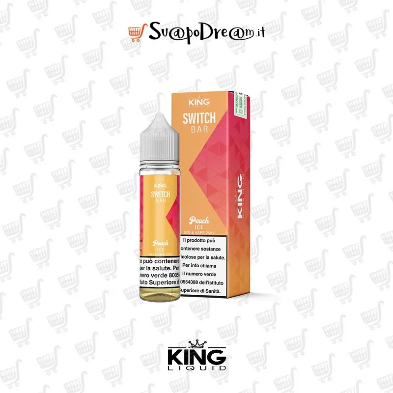 KING LIQUID - Liquido Mix&Vape 20ml SWITCH BAR PEACH ICE