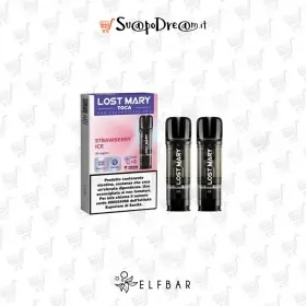 ELFBAR LOST MARY TOCA AIR - Pod Precaricata STRAWBERRY ICE 2pz