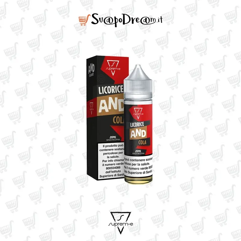 SUPREM-E - Liquido Mix&Vape 20ml LICORICE AND COLA