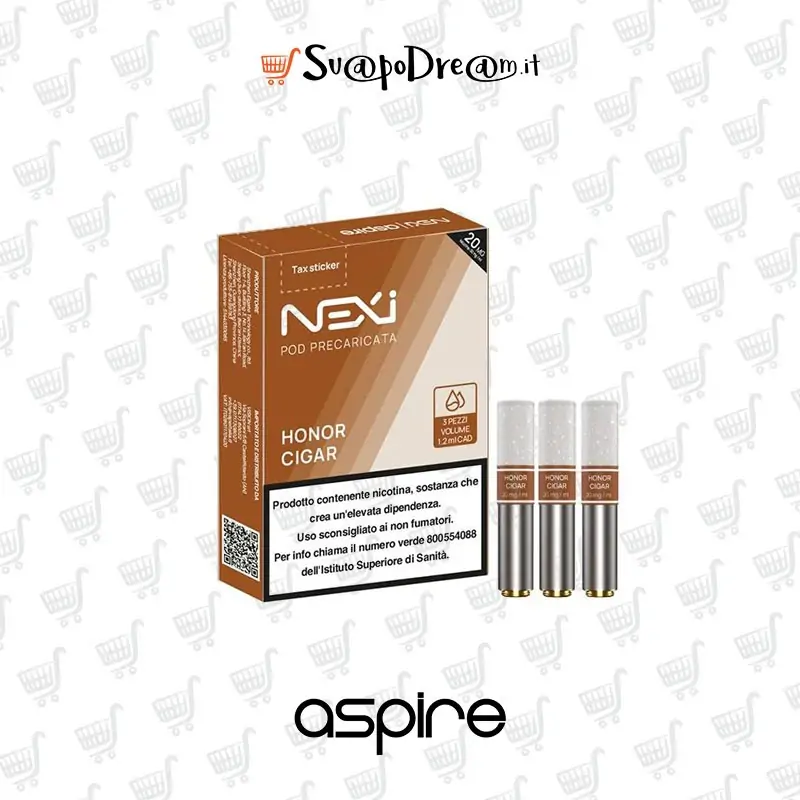 ASPIRE - NEXI Pod HONOR CIGAR 1,2ml 3pz