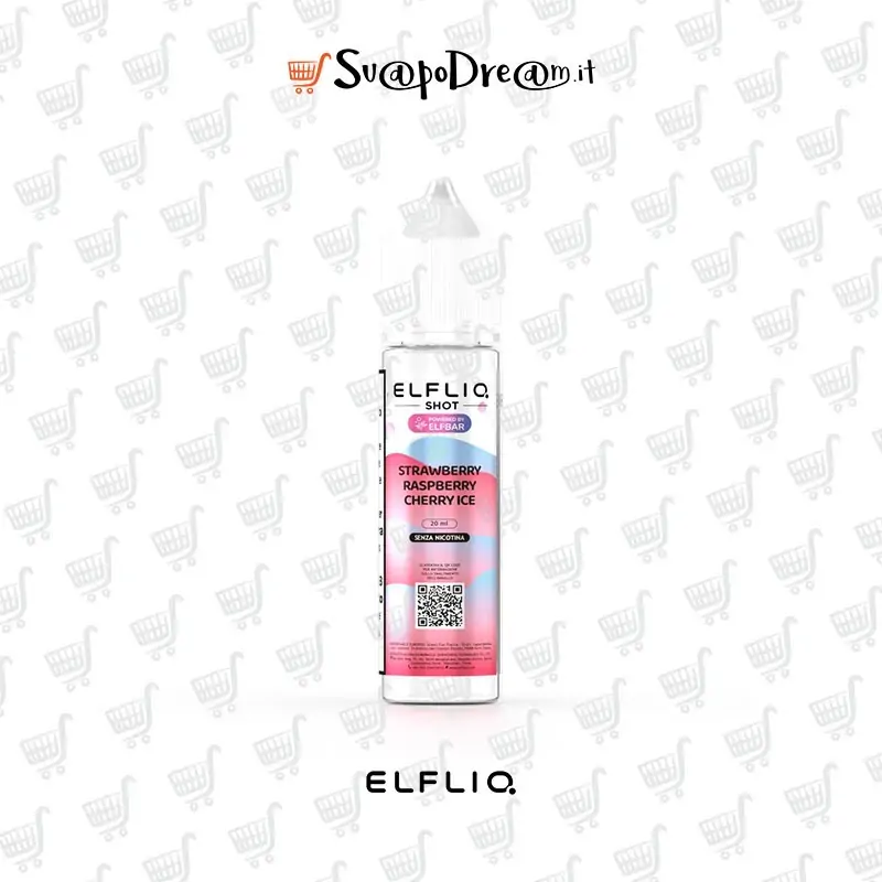 ELFLIQ - Liquido Mix&Vape 20ml STRAWBERRY RASPBERRY CHERRY ICE