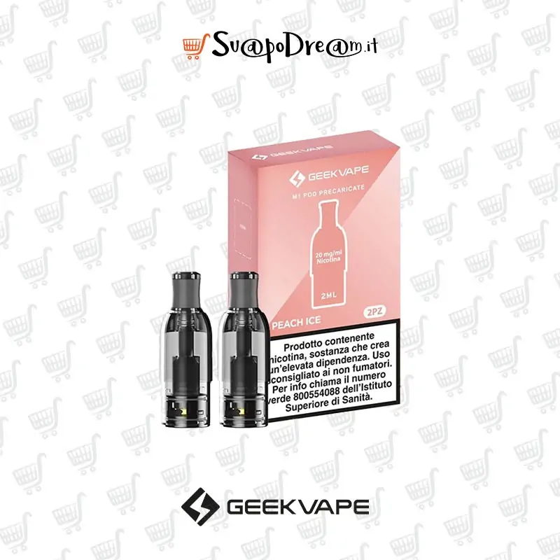 GEEKVAPE - Pod Precaricata Wenax M1 PEACH ICE 2pz