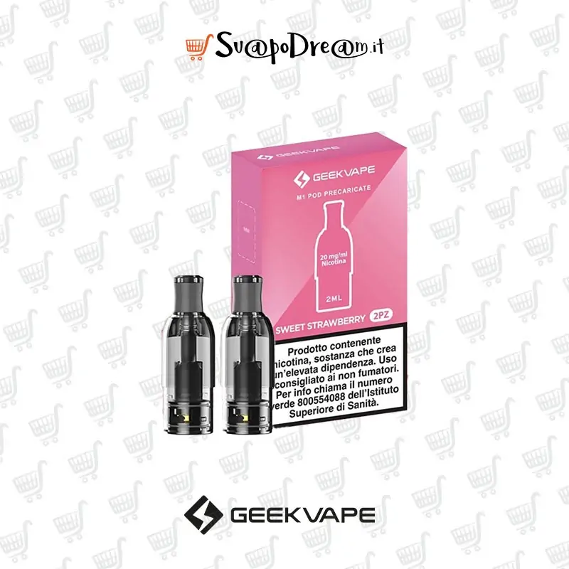 GEEKVAPE - Pod Precaricata Wenax M1 SWEET STRAWBERRY 2pz