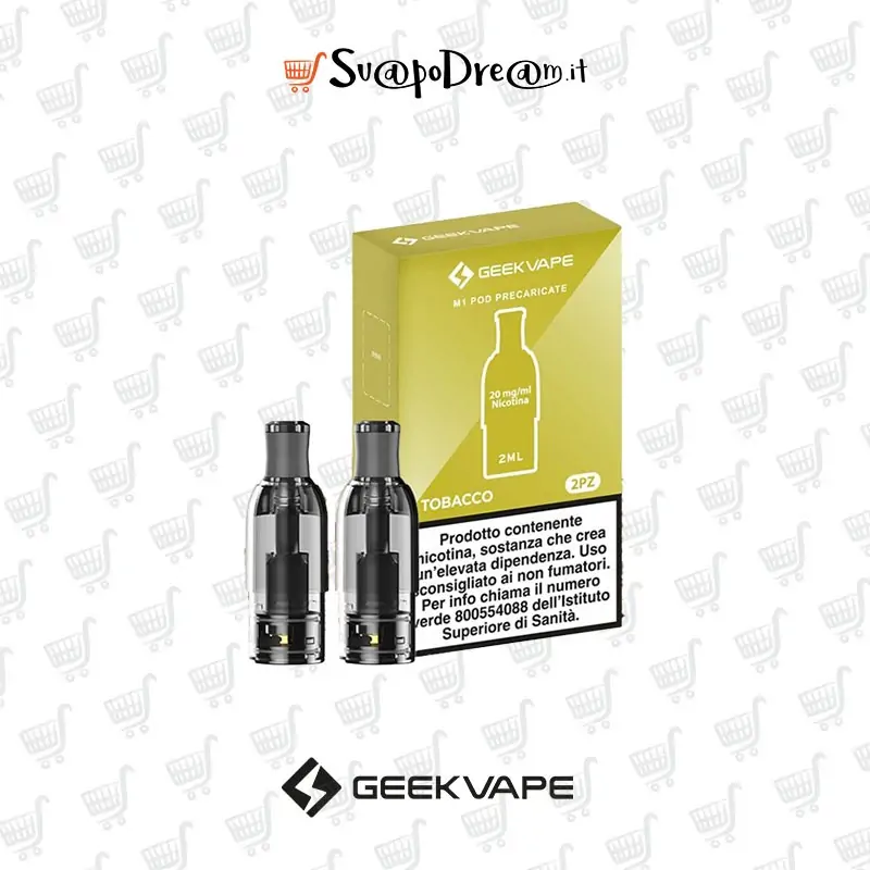 GEEKVAPE - Pod Precaricata Wenax M1 TOBACCO 2pz