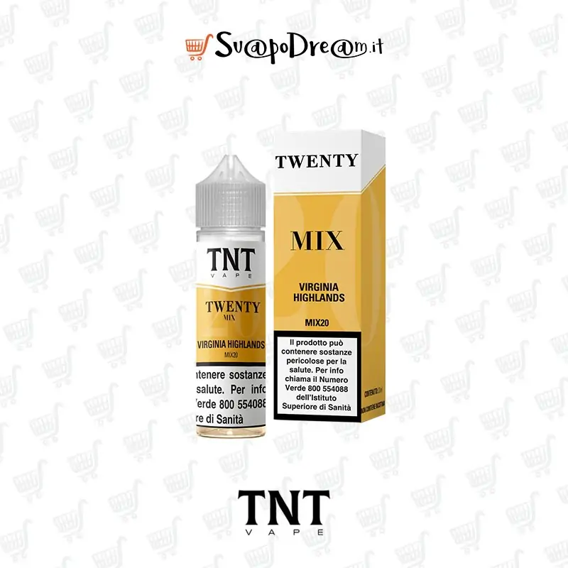 TNT VAPE - Liquido Mix&Vape 20ml Twenty Mix VIRGINIA HIGHLANDS