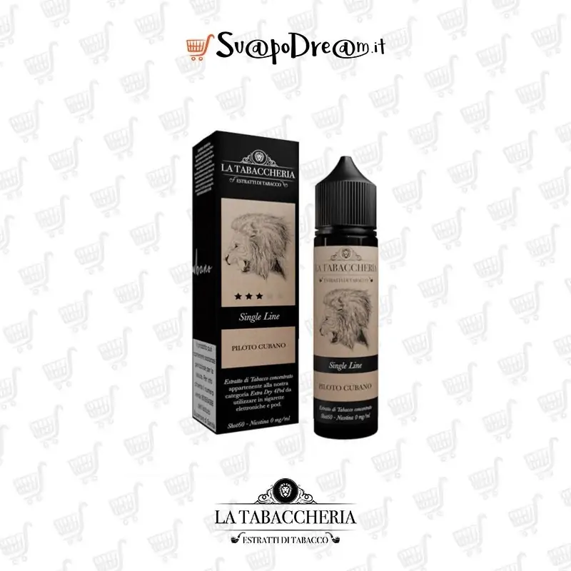 LA TABACCHERIA - Aroma Shot 20ml PILOTO CUBANO EXTRA DRY