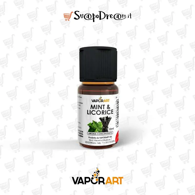 VAPORART - Aroma Concentrato 10ml MINT&LICORICE