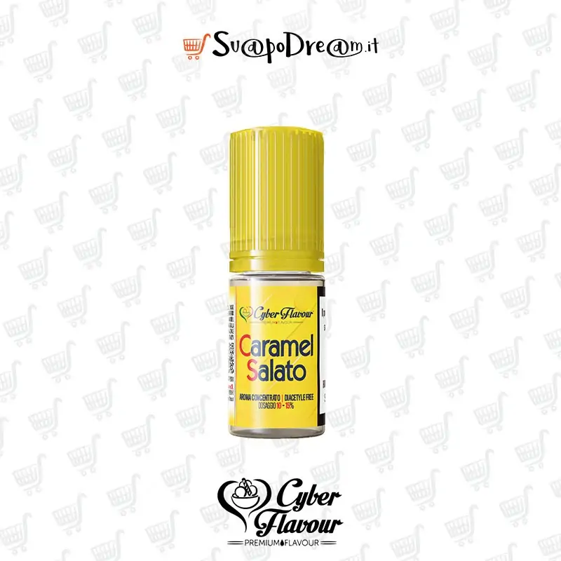 CYBER FLAVOUR - Aroma Concentrato 10ml CARAMEL SALATO