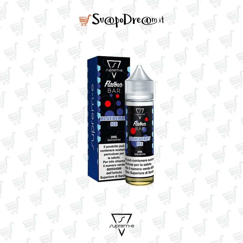 SUPREM-E - Liquido Mix&Vape 20ml Flavour Bar BLUEBERRY ICE