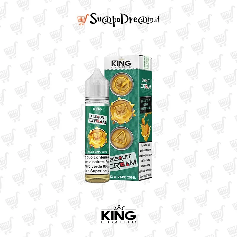 KING LIQUID - Liquido Mix&Vape 20ml BISQUIT CREAM