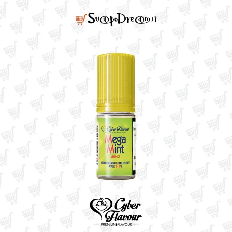 CYBER FLAVOUR - Aroma Concentrato 10ml MEGA MINT