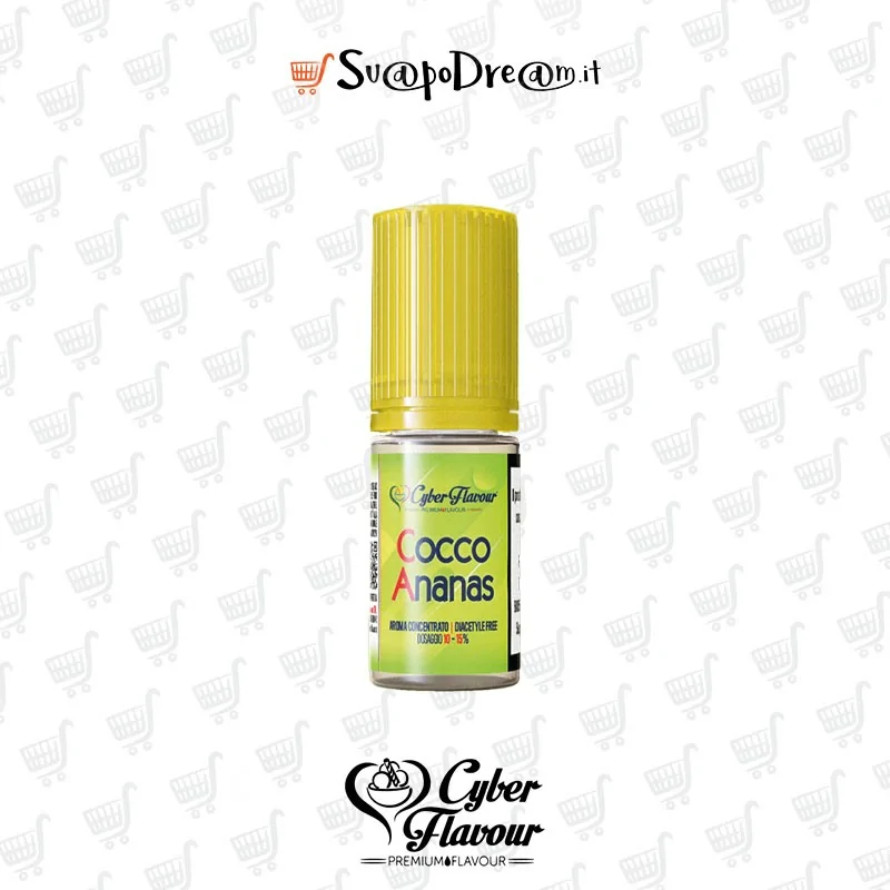 CYBER FLAVOUR - Aroma Concentrato 10ml COCCO ANANAS