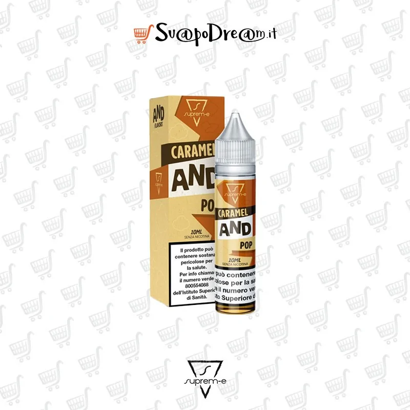 SUPREM-E - Liquido Mix&Vape 10ml CARAMEL AND POP