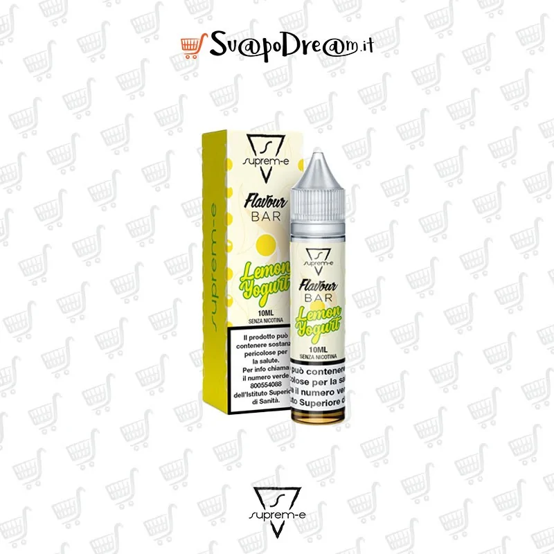 SUPREM-E - Liquido Mix&Vape 10ml Flavour Bar LEMON YOGURT