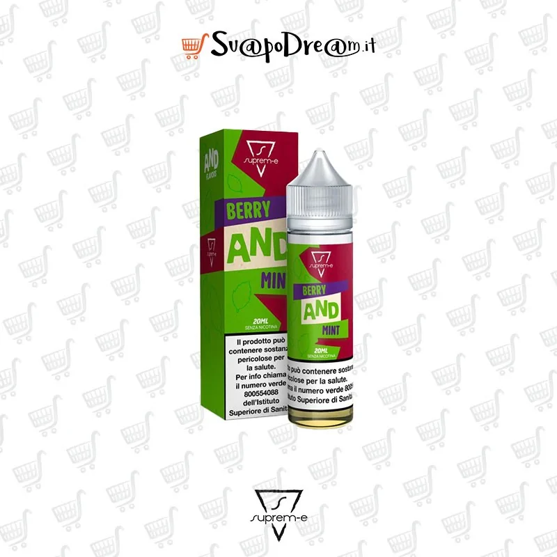 SUPREM-E - Liquido Mix&Vape 20ml BERRY AND MINT