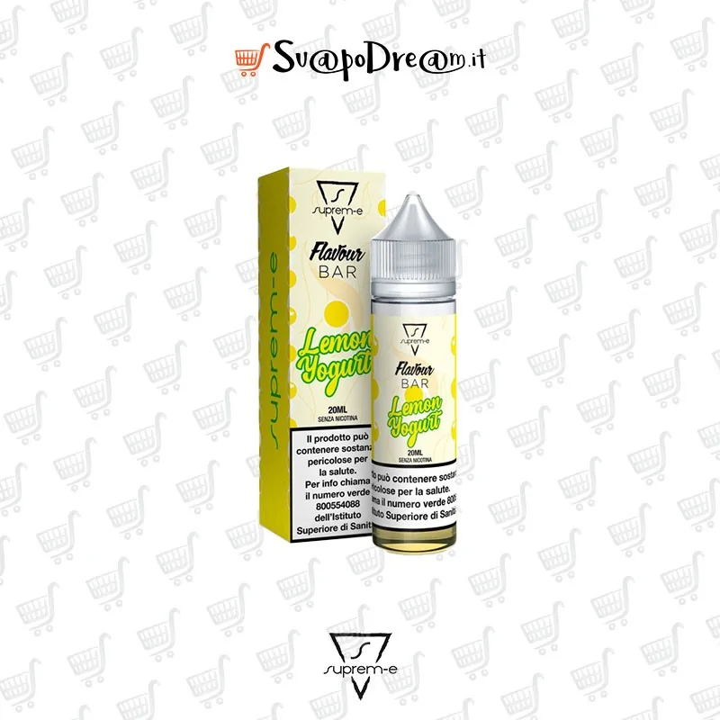 SUPREM-E - Liquido Mix&Vape 20ml Flavour Bar LEMON YOGURT