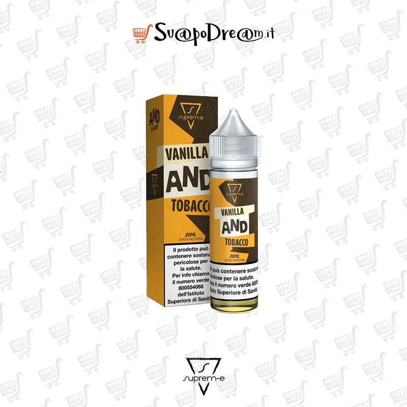 SUPREM-E - Liquido Mix&Vape 20ml VANILLA AND TOBACCO