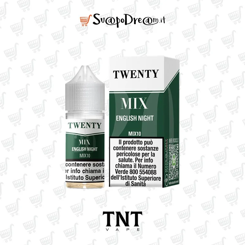 TNT VAPE -  Liquido Mix&Vape 10ml Twenty Mix ENGLISH NIGHT