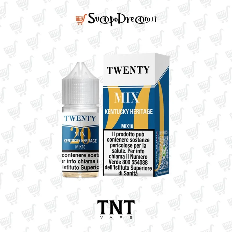 TNT VAPE -  Liquido Mix&Vape 10ml Twenty Mix KENTUCKY HERITAGE