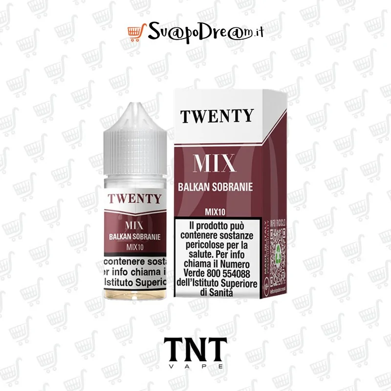 TNT VAPE -  Liquido Mix&Vape 10ml Twenty Mix BALKAN SOBRANIE