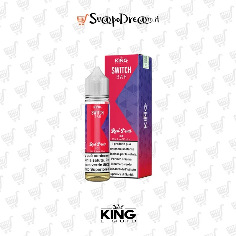 KING LIQUID - Liquido Mix&Vape 20ml SWITCH BAR RED FRUIT ICE