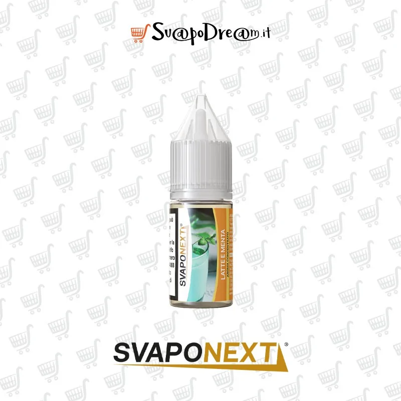 SVAPONEXT - Aroma Concentrato 10ml Starter Flavour LATTE E MENTA