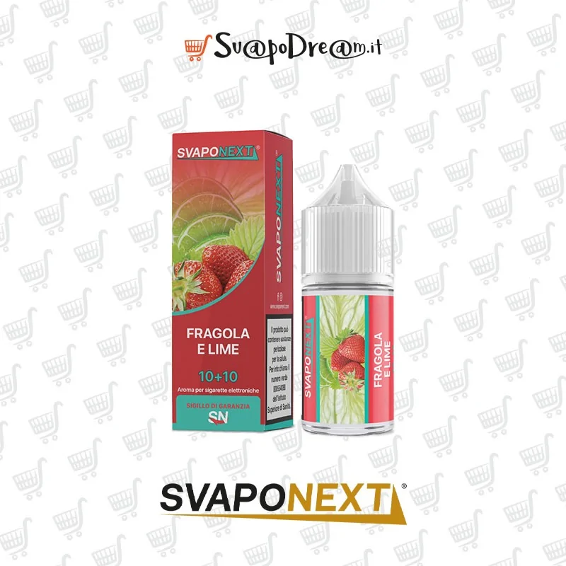 SVAPONEXT - Aroma Mini Shot 10ml Starter Flavour FRAGOLA E LIME